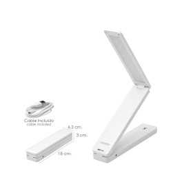 Lampara Mesa / Linterna LED A pilas / USB (4 AA) 180 Lúmenes Altura Regulable