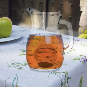 Bola Malla Para Especias / Te / Legumbres Acero Inoxidable Diámetro 9 cm. Con Cadena