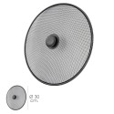 Tapa Anti Salpicaduras Sartén Acero Diámetro 30 cm. Negro.