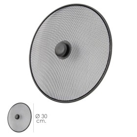 Tapa Anti Salpicaduras Sartén Acero Diámetro 30 cm. Negro.