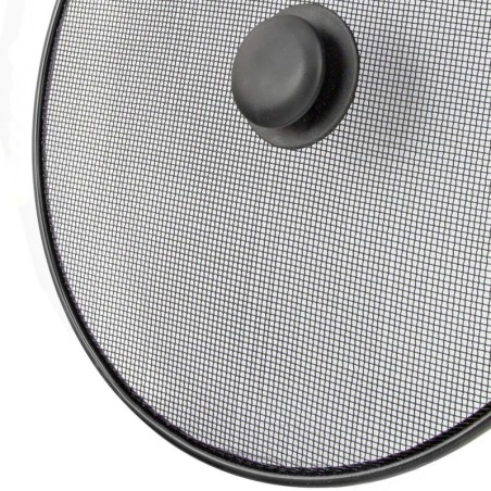 Tapa Anti Salpicaduras Sartén Acero Diámetro 30 cm. Negro.
