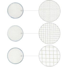Harinero Tamizador Acero Inoxidable Diámetro 20 cm. Con 3 Mallas Intercambiables