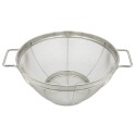 Escurridor Malla Acero Inoxidable Con Asas Diámetro 22 cm.