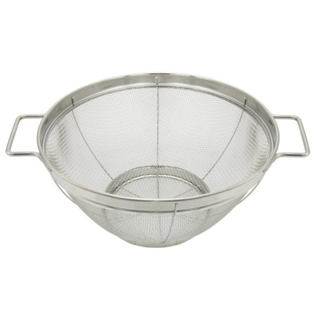 Escurridor Malla Acero Inoxidable Con Asas Diámetro 22 cm.