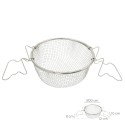 Cesta Freír Acero Inoxidable Con Asas Diámetro 20 cm.
