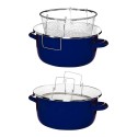 Cesta Freír Acero Inoxidable Con Asas Diámetro 20 cm.