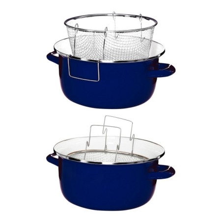 Cesta Freír Acero Inoxidable Con Asas Diámetro 20 cm.