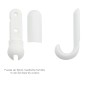Colgador Adhesivo / Atornillable Blanco Colgador Adhesivo / Atornillable Blanco