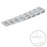 Cuñas Calza Muebles Ajustable / Recortable Transparente (Blíster 9 Piezas)