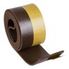 Burlete Umbral Autoadhesivo PVC Flexible Marrón
