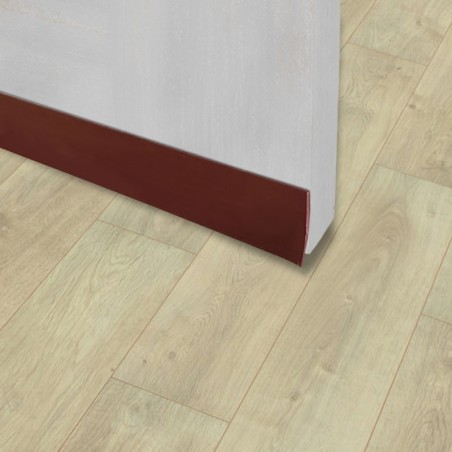 Burlete Umbral Autoadhesivo PVC Flexible Marrón