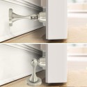 Tope Puerta Retenedor Magnético Extrafuerte Acero Inoxidable Para Pared y Suelo