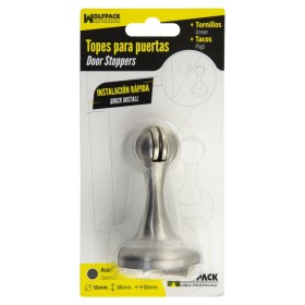 Tope Puerta Retenedor Magnético Extrafuerte Acero Inoxidable Para Pared y Suelo
