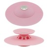 Tapón Universal Fregadero Lavabo Bañera Silicona Con Cestillo Diámetro 10 cm.