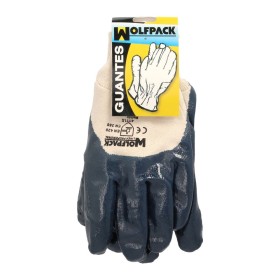 Guantes Nitrilo / Lona Pesados NiMax 8" (Par)