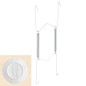 Cuelgaplatos Muelle Para platos de Diámetro 22 a 26 cm. Cuelgaplatos Muelle Para platos de Diámetro 22 a 26 cm.