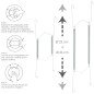 Cuelgaplatos Muelle Para platos de Diámetro 22 a 26 cm. Cuelgaplatos Muelle Para platos de Diámetro 22 a 26 cm.