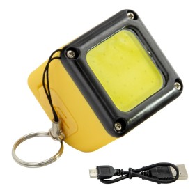 Linterna LED Multifunción Compacta Recargable / Powerbank 300 Lúmenes Con Imán