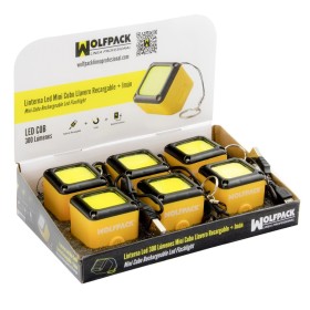 Linterna LED Multifunción Compacta Recargable / Powerbank 300 Lúmenes Con Imán