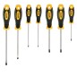 Juego Destornilladores Acero Cromo Vanadio 7 Piezas Con Mango Bimaterial Juego Destornilladores Acero Cromo Vanadio 7 Piezas Con Mango Bimaterial