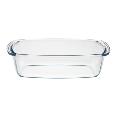 Fuente Cristal Para Horno, 1.5 Litros, Molde Especial Repostería, 27x14x7 cm.