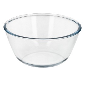 Bol De Cristal, Ideal Para Mezclas. 2.0 Litros. Libre BPA, Cristal De Borosilicato. Ensaladas, Postres, Cocina, Repostería
