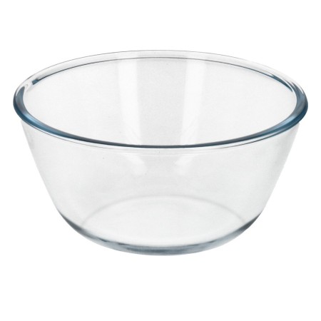 Bol De Cristal, Ideal Para Mezclas. 2.0 Litros. Libre BPA, Cristal De Borosilicato. Ensaladas, Postres, Cocina, Repostería