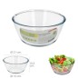 Bol De Cristal, Ideal Para Mezclas. 2.0 Litros. Libre BPA, Cristal De Borosilicato. Ensaladas, Postres, Cocina, Repostería Bol De Cristal, Ideal Para Mezclas. 2.0 Litros. Libre BPA, Cristal De Borosilicato. Ensaladas, Postres, Cocina, Repostería