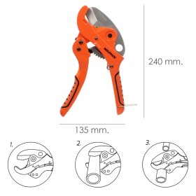Tijeras Cortadora de Tubos Diámetro 42 mm.