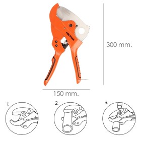 Tijeras Cortadora de Tubos Diámetro 63 mm.