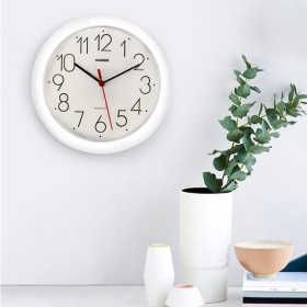 Reloj De Pared Diámetro 25 cm. Color Blanco