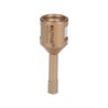 Corona Diamante Para Amoladora Diámetro 8 mm. Conexión Rosca M14. Corte Seco