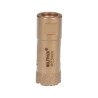 Corona Diamante Para Amoladora Diámetro 22 mm. Conexión Rosca M14. Corte Seco