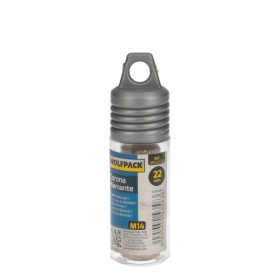 Corona Diamante Para Amoladora Diámetro 22 mm. Conexión Rosca M14. Corte Seco