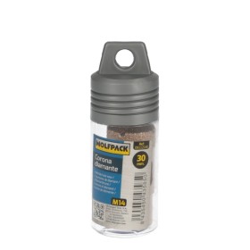 Corona Diamante Para Amoladora Diámetro 30 mm. Conexión Rosca M14. Corte Seco