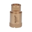 Corona Diamante Para Amoladora Diámetro 35 mm. Conexión Rosca M14. Corte Seco