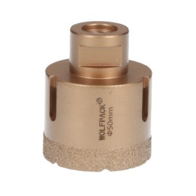 Corona Diamante Para Amoladora Diámetro 50 mm. Conexión Rosca M14. Corte Seco