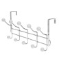 Perchero Cromado Colgante Para Puerta 5/10 Ganchos. Terminación Blanca. Perchero Cromado Colgante Para Puerta 5/10 Ganchos. Terminación Blanca.