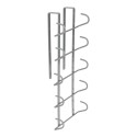 Colgador Tazas, Soporte Cocina Bajo Mueble, Acero Cuelga tazas para 10 tazas