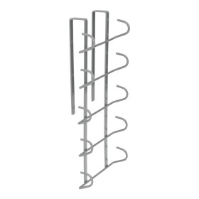 Colgador Tazas, Soporte Cocina Bajo Mueble, Acero Cuelga tazas para 10 tazas
