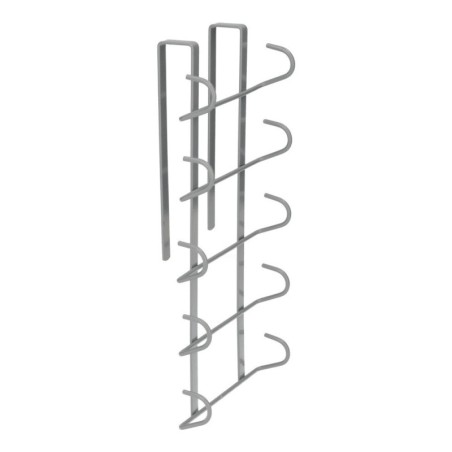 Colgador Tazas, Soporte Cocina Bajo Mueble, Acero Cuelga tazas para 10 tazas