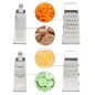 Rallador Acero Inoxidable, 4 Cortes Diferentes, Vertical. Rallador Acero Inoxidable, 4 Cortes Diferentes, Vertical.
