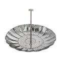 Cesta Vaporera Acero Inoxidable, Plegable Diámetro 13,5 / 23 cm. Cocina Al Vapor.