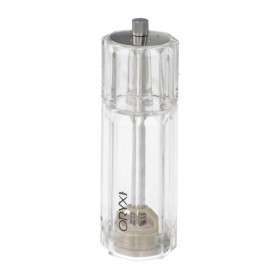 Salero / Molinillo Pimienta Acrílico 2 en 1 Salero Pimentero Ajustable Diámetro 4,5 x 16 cm