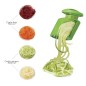 Cortador De Verduras Doble Cuchilla Inoxidable, Forma En Espiral Cortador De Verduras Doble Cuchilla Inoxidable, Forma En Espiral