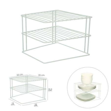 estante Forma De Esquina Para Cocina, 90 Grados, 3 niveles