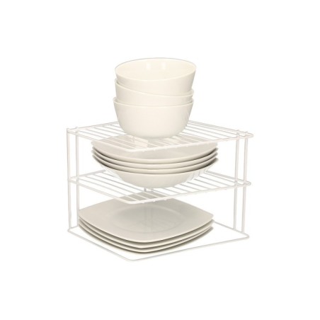 estante Forma De Esquina Para Cocina, 90 Grados, 3 niveles