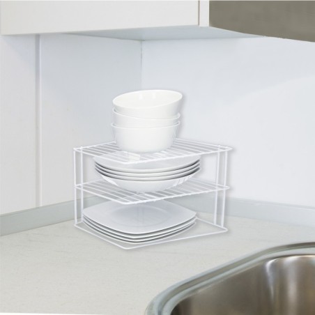 estante Forma De Esquina Para Cocina, 90 Grados, 3 niveles