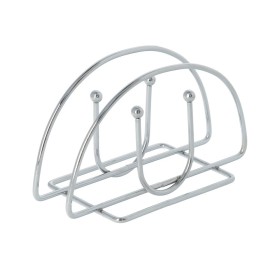 Servilletero Mesa, Acero Cromado Forma Semicircular Vertical