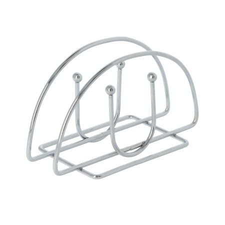 Servilletero Mesa, Acero Cromado Forma Semicircular Vertical